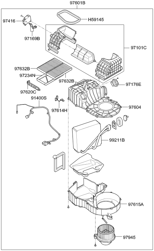 A/C SYSTEM - COOLER LINE, FRONT