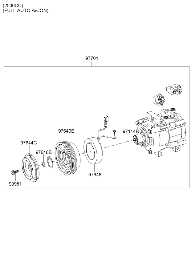 A/C SYSTEM - COOLER LINE, FRONT