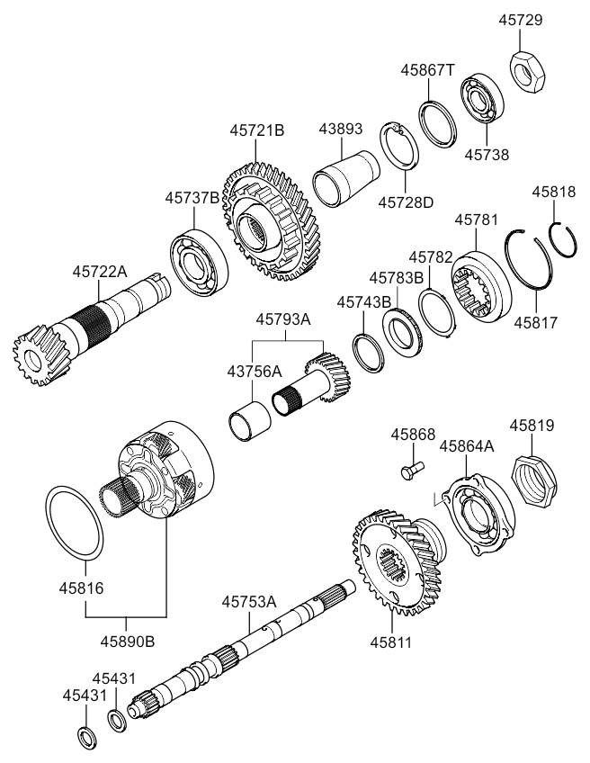 DRIVE SHAFT ASSY - REAR