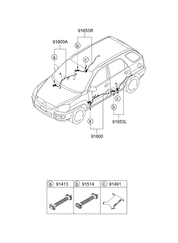 A/C SYSTEM - COOLER LINE, FRONT