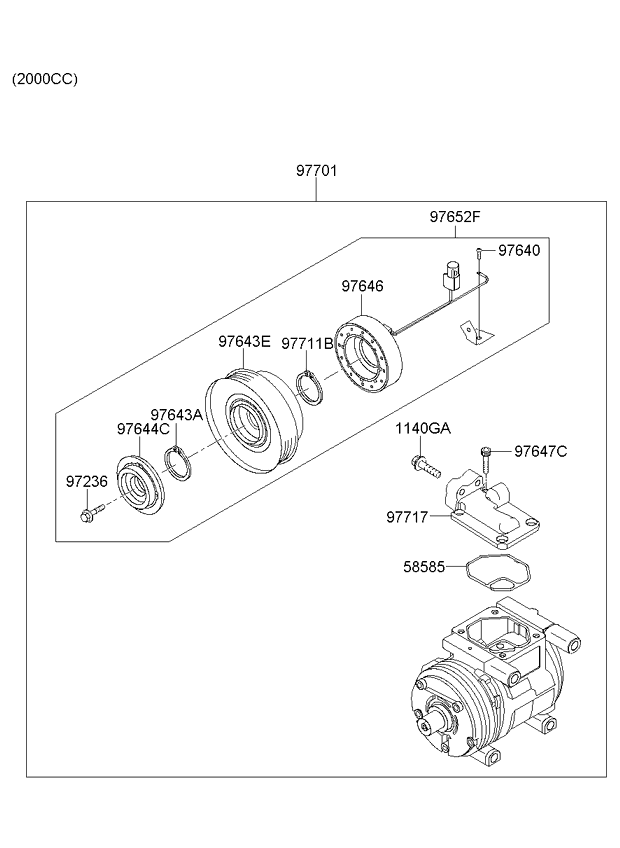 A/C SYSTEM - COOLER LINE, FRONT