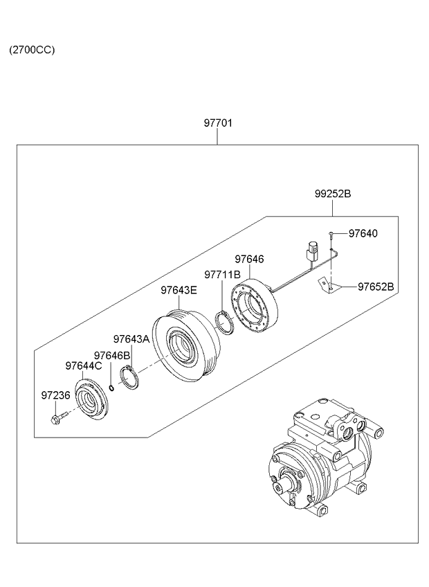 A/C SYSTEM - COOLER LINE, FRONT