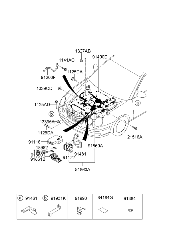 A/C SYSTEM - COOLER LINE, FRONT