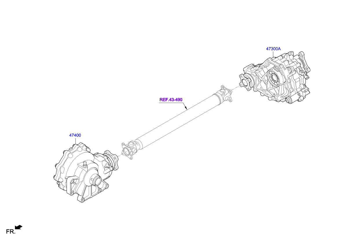 DRIVE SHAFT (REAR)