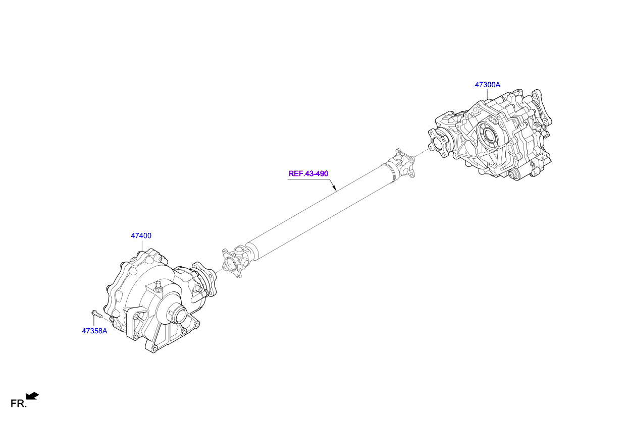 DRIVE SHAFT (REAR)