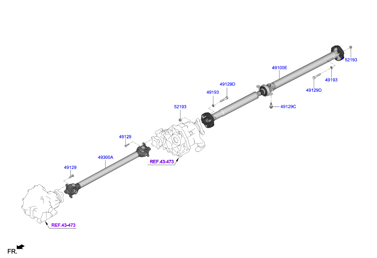 DRIVE SHAFT (REAR)