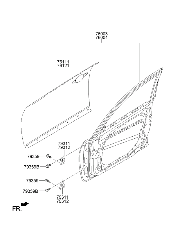 PANEL - REAR DOOR