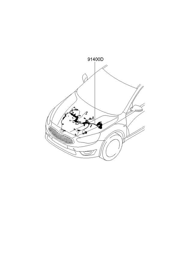 A/C SYSTEM - COOLER LINE, FRONT