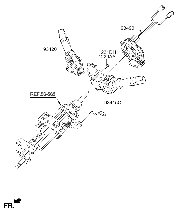 A/C SYSTEM - COOLER LINE, FRONT