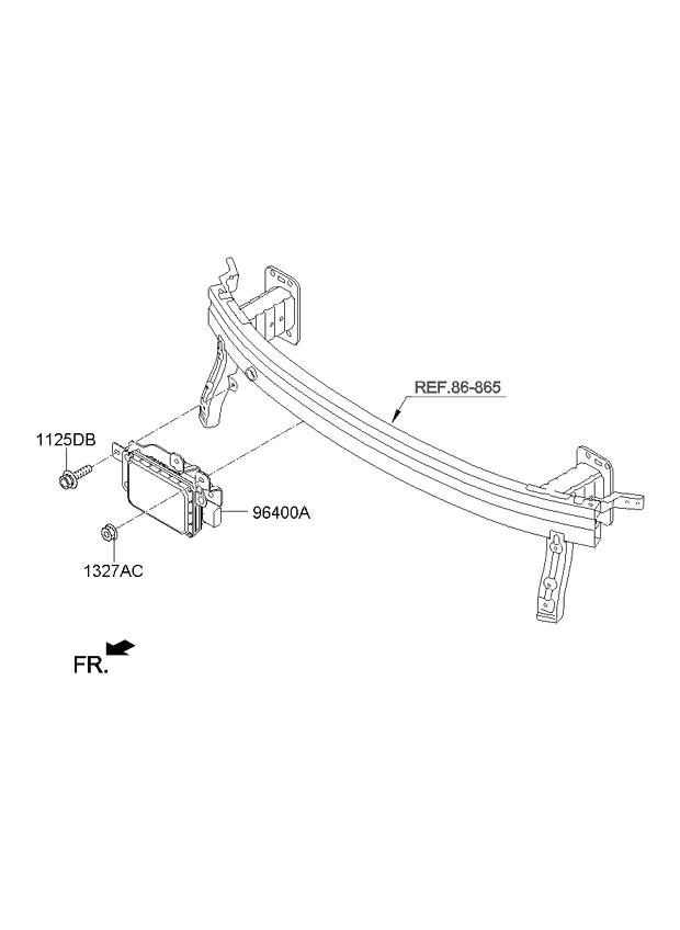 A/C SYSTEM - COOLER LINE, FRONT