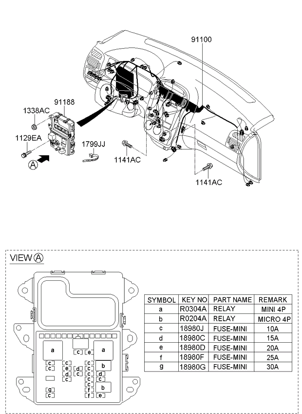 A/C SYSTEM - COOLER LINE, FRONT