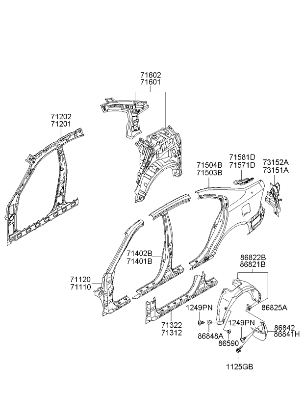 PANEL - TRUNK LID & LOCKING SYSTEM - TRUNK LID