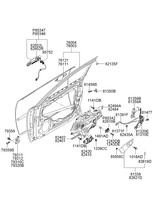 PANEL - TRUNK LID & LOCKING SYSTEM - TRUNK LID