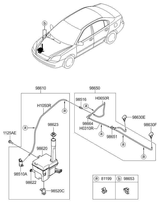 A/C SYSTEM - COOLER LINE, FRONT