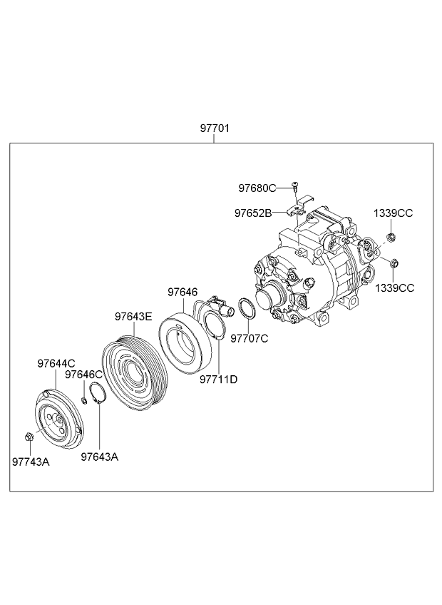 A/C SYSTEM - COOLER LINE, FRONT