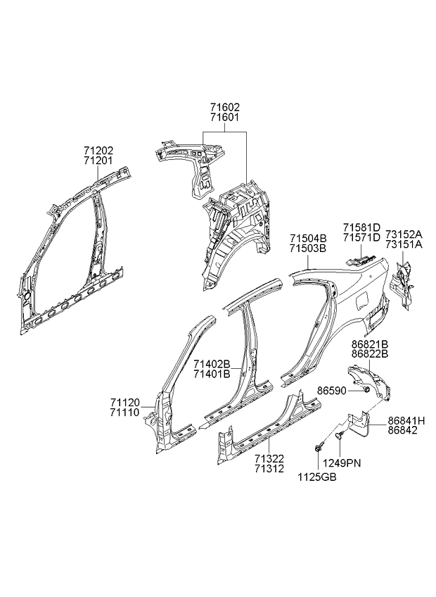 PANEL - TRUNK LID & LOCKING SYSTEM - TRUNK LID