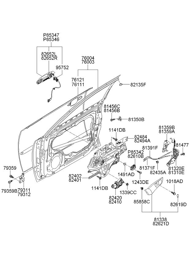 PANEL - TRUNK LID & LOCKING SYSTEM - TRUNK LID