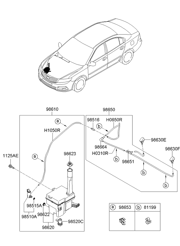 A/C SYSTEM - COOLER LINE, FRONT