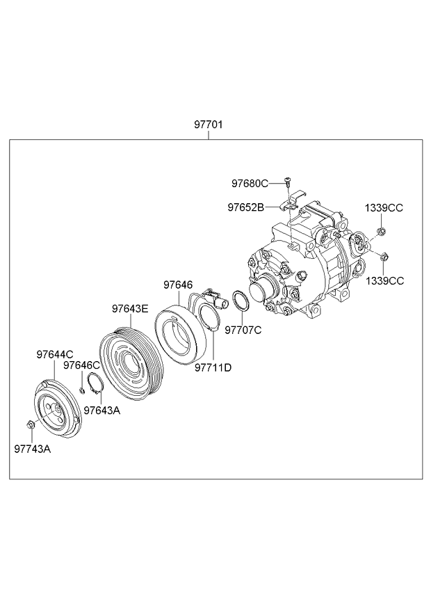 A/C SYSTEM - COOLER LINE, FRONT