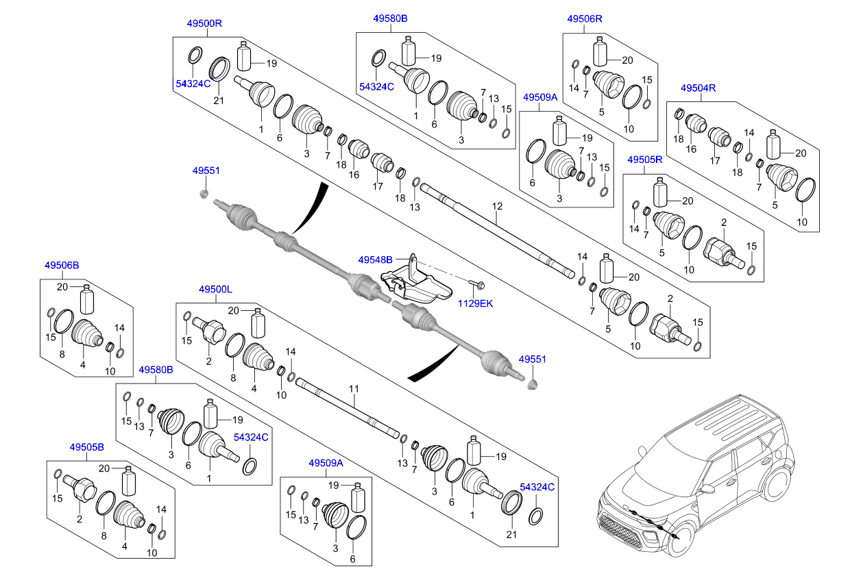 DRIVE SHAFT (FRONT)