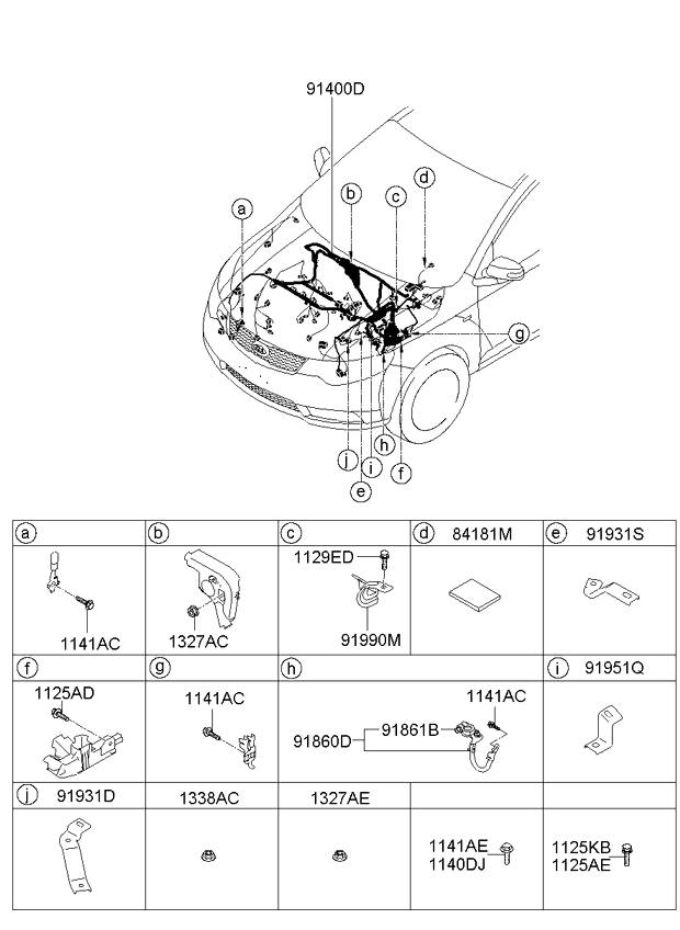 A/C SYSTEM - COOLER LINE, FRONT