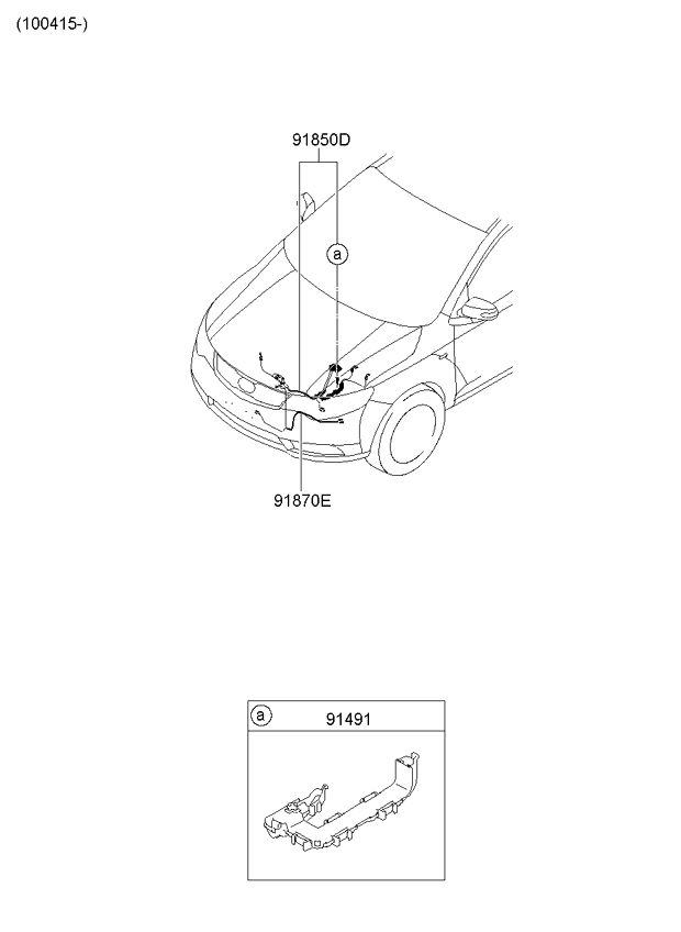 A/C SYSTEM - COOLER LINE, FRONT