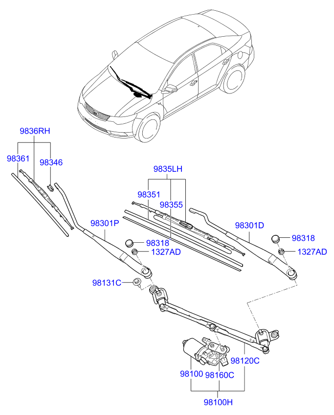 A/C SYSTEM - COOLER LINE, FRONT