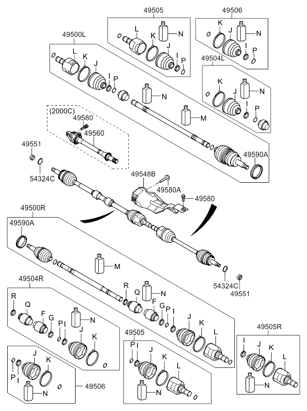 DRIVE SHAFT (FRONT)