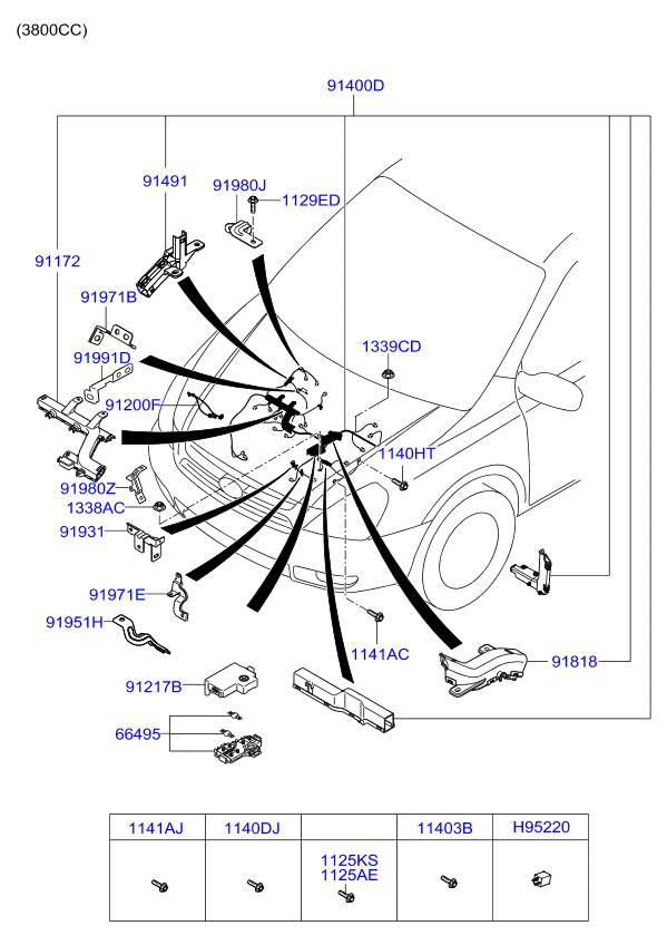 A/C SYSTEM - COOLER LINE, REAR