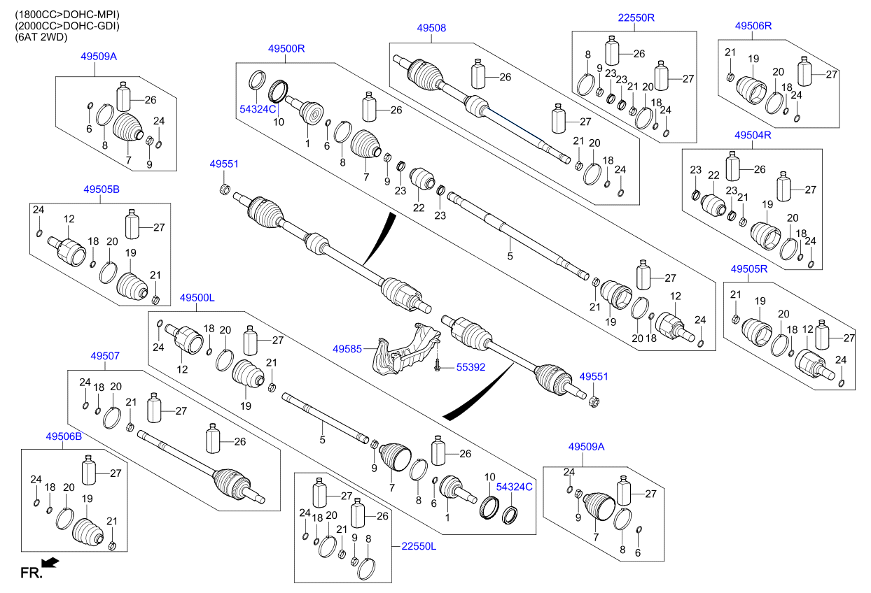 DRIVE SHAFT (FRONT)