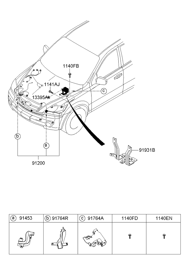 A/C SYSTEM - COOLER LINE, FRONT