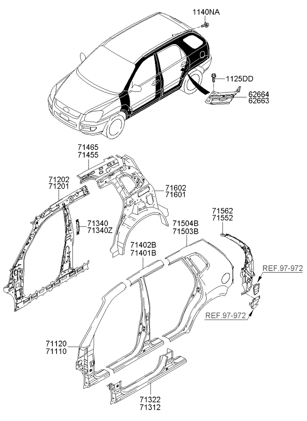 PANEL - REAR DOOR