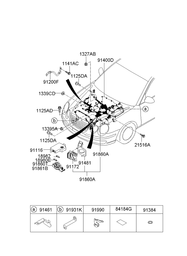 A/C SYSTEM - COOLER LINE, FRONT