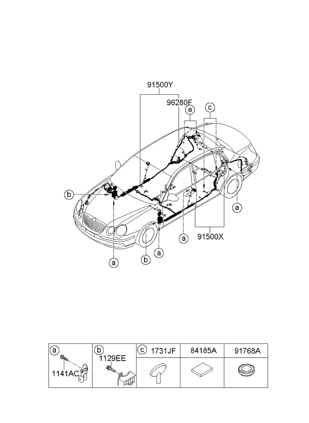 A/C SYSTEM - COOLER LINE, FRONT