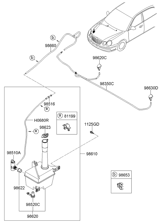 A/C SYSTEM - COOLER LINE, FRONT