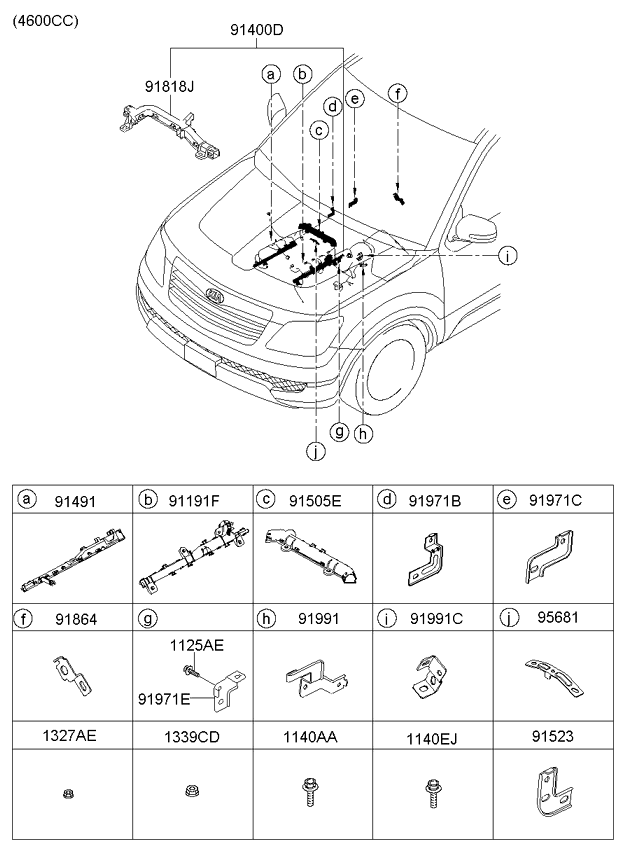 A/C SYSTEM - COOLER LINE, REAR