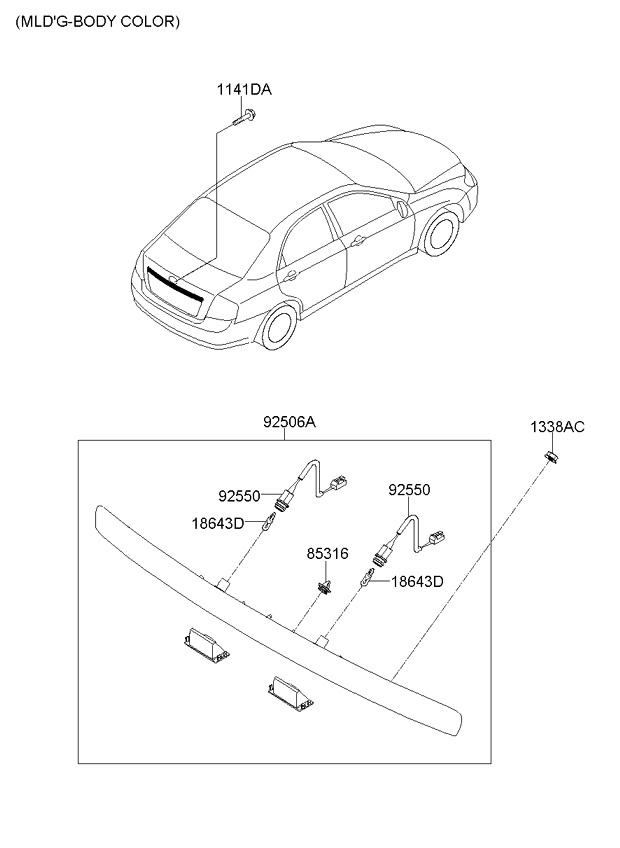 A/C SYSTEM - COOLER LINE, FRONT