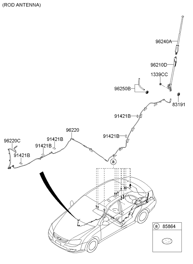 A/C SYSTEM - COOLER LINE, FRONT