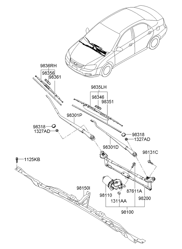 A/C SYSTEM - COOLER LINE, FRONT