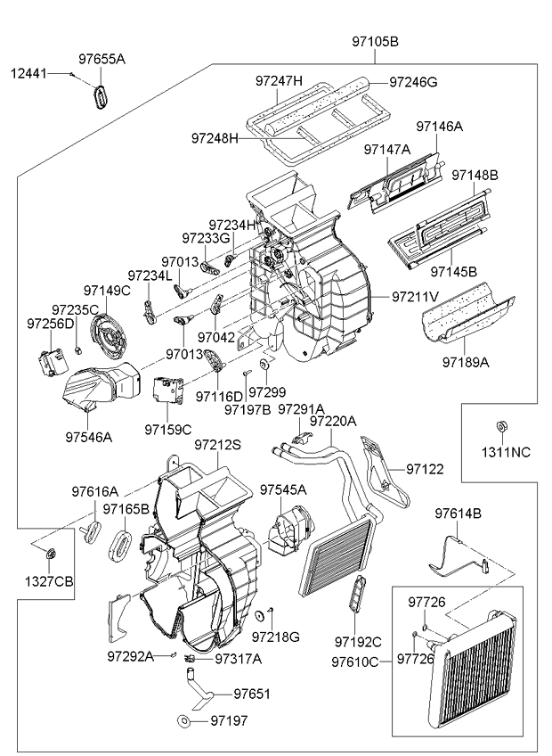 A/C SYSTEM - COOLER LINE, FRONT