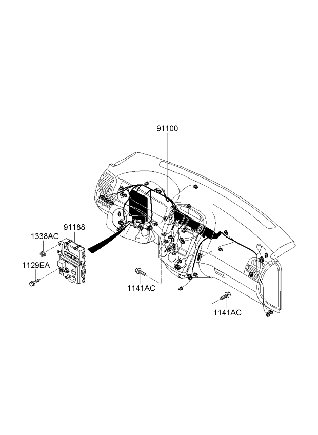 A/C SYSTEM - COOLER LINE, FRONT