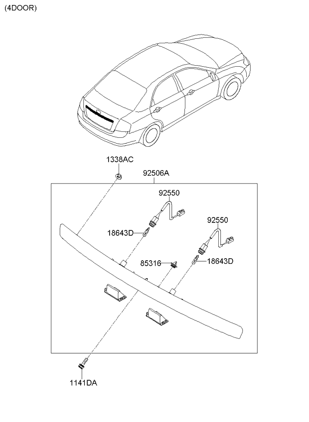 A/C SYSTEM - COOLER LINE, FRONT