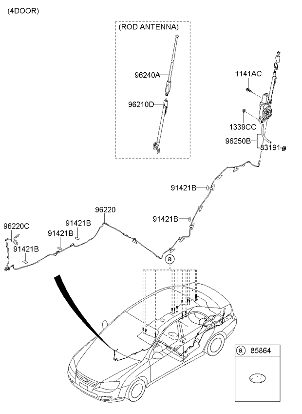 A/C SYSTEM - COOLER LINE, FRONT