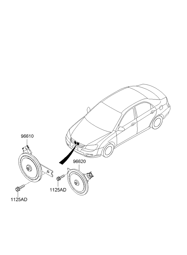 A/C SYSTEM - COOLER LINE, FRONT