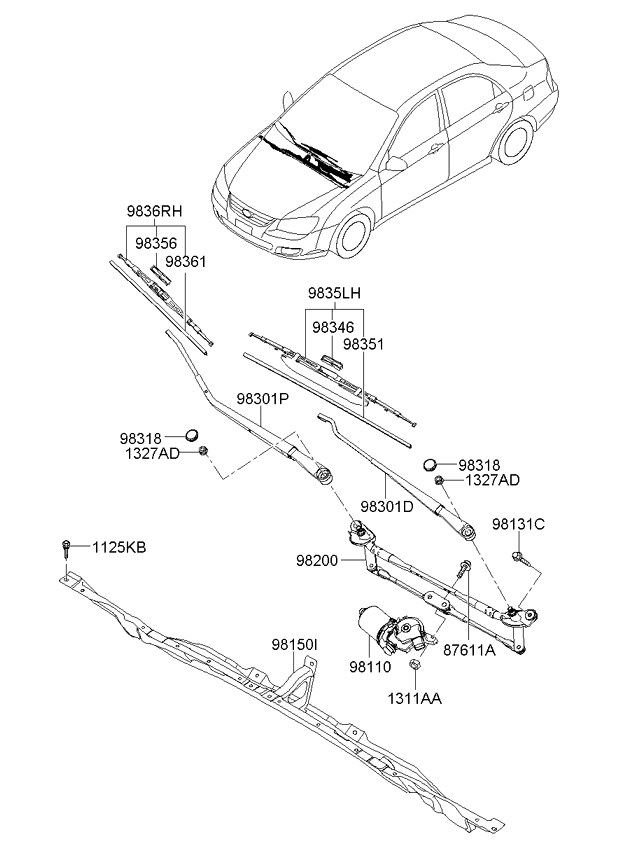 A/C SYSTEM - COOLER LINE, FRONT