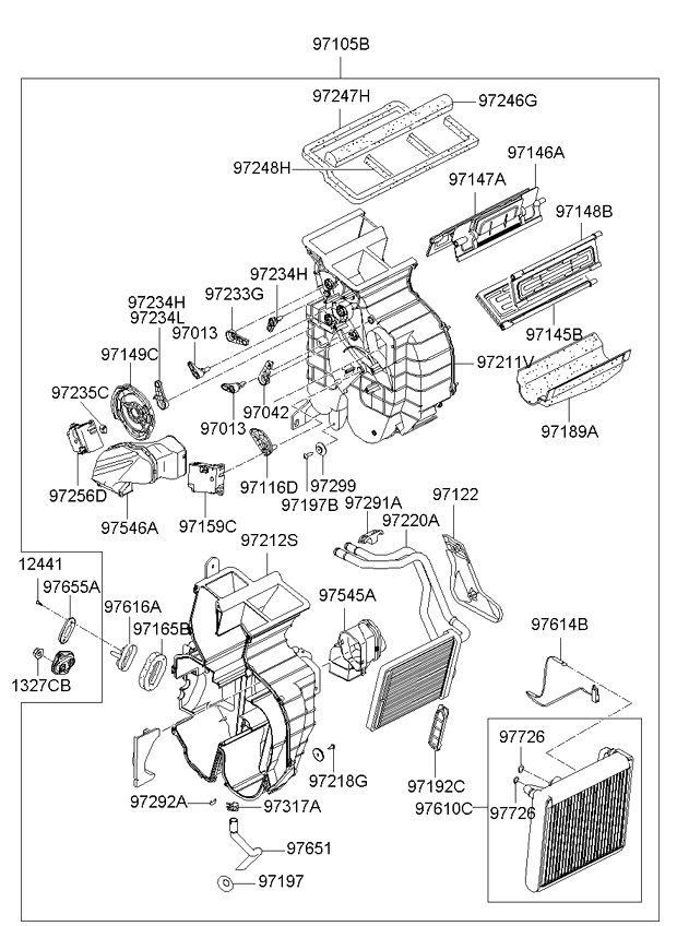 A/C SYSTEM - COOLER LINE, FRONT