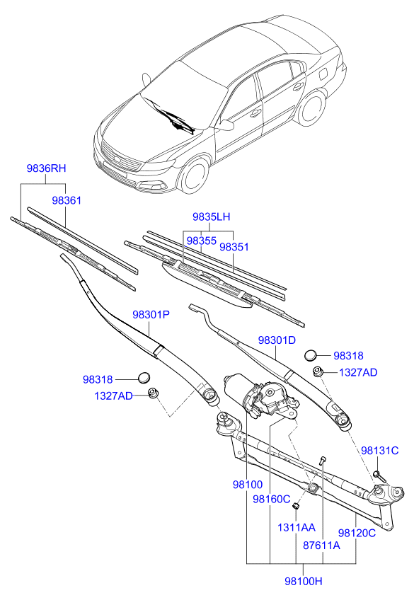 A/C SYSTEM - COOLER LINE, FRONT