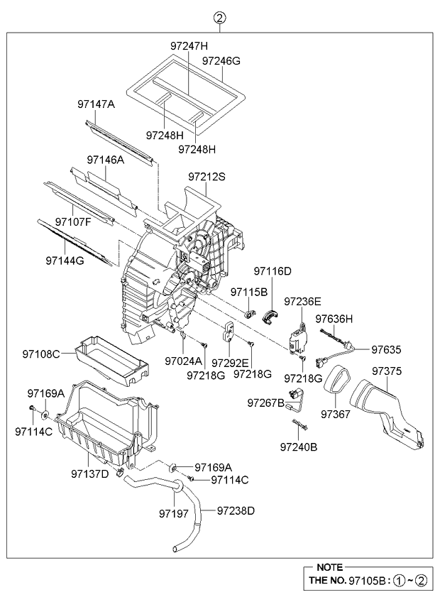 A/C SYSTEM - COOLER LINE, FRONT