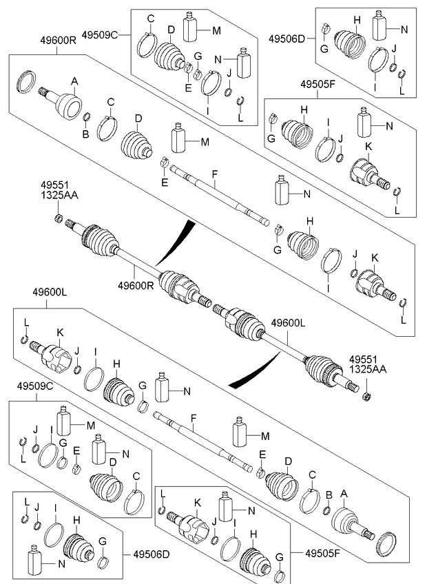 DRIVE SHAFT (REAR)