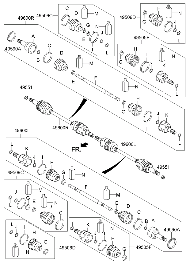 DRIVE SHAFT (REAR)